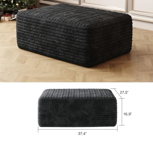 YQXH Cloud Style Modern Sectional Sofa With Velvet Modular Recliner