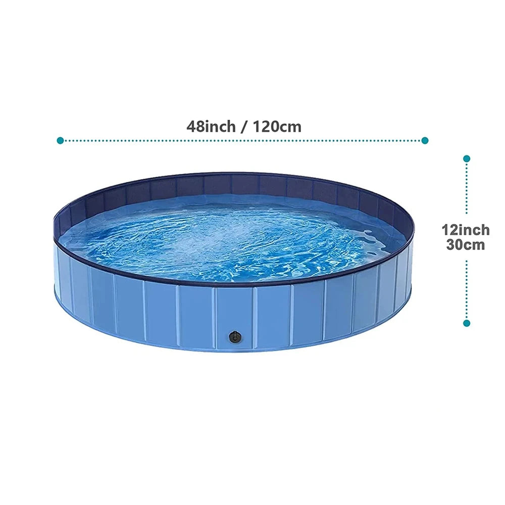 Waterproof Foldable Dog Pool Portable Large Pet Grooming Tub