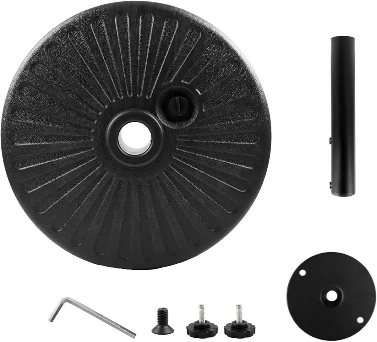 Adjustable Outdoor Patio Umbrella Weighted Anchor Base