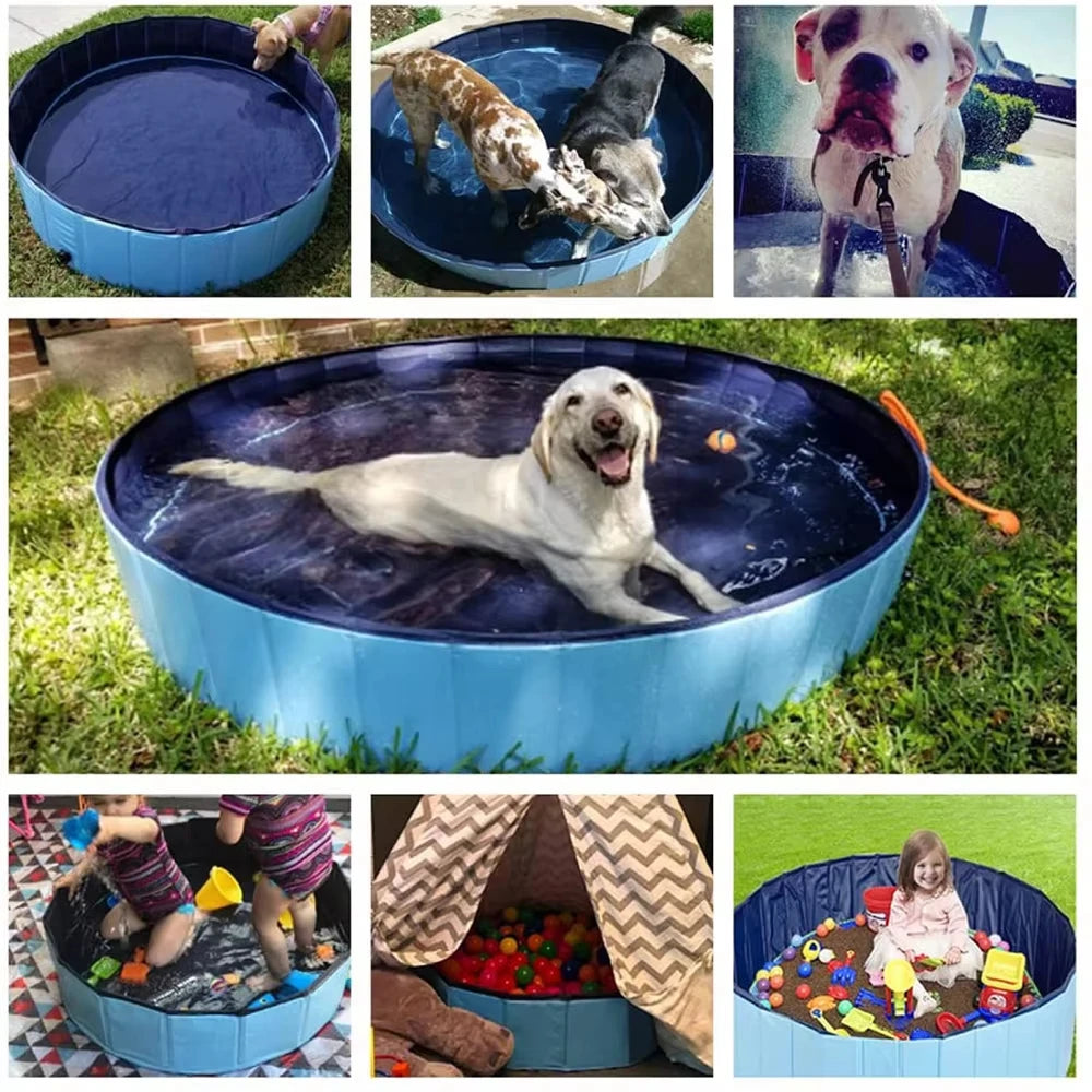 Waterproof Foldable Dog Pool Portable Large Pet Grooming Tub