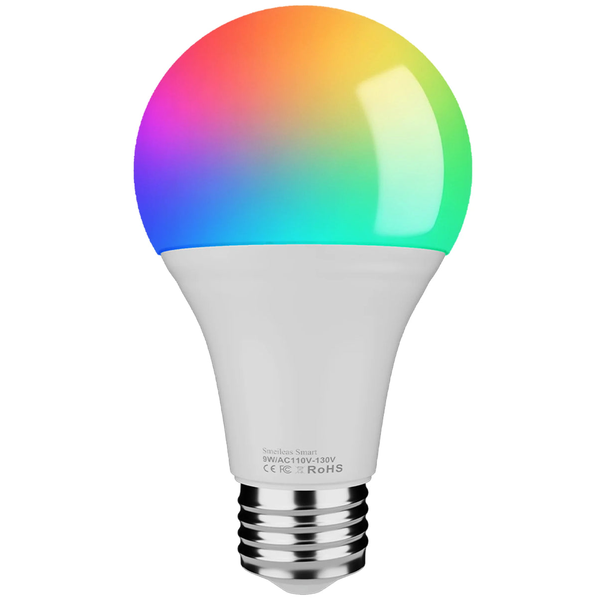 Smeileas Smart RGBCW LED Bulbs Color Changing Dimmable Music Sync
