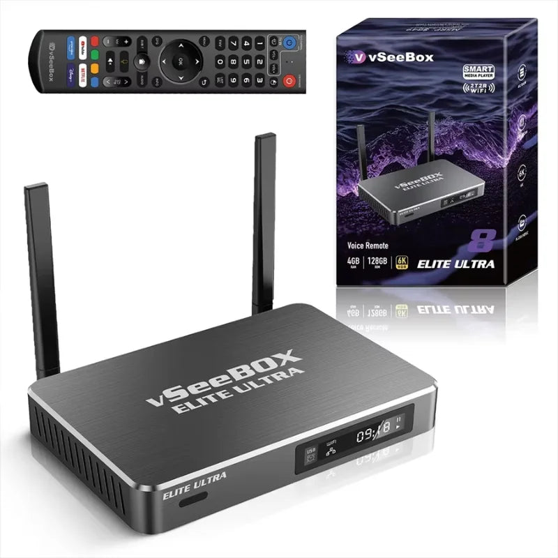 Vseebox Elite Ultra Dvb T2 Hdr10 Streaming Television Box