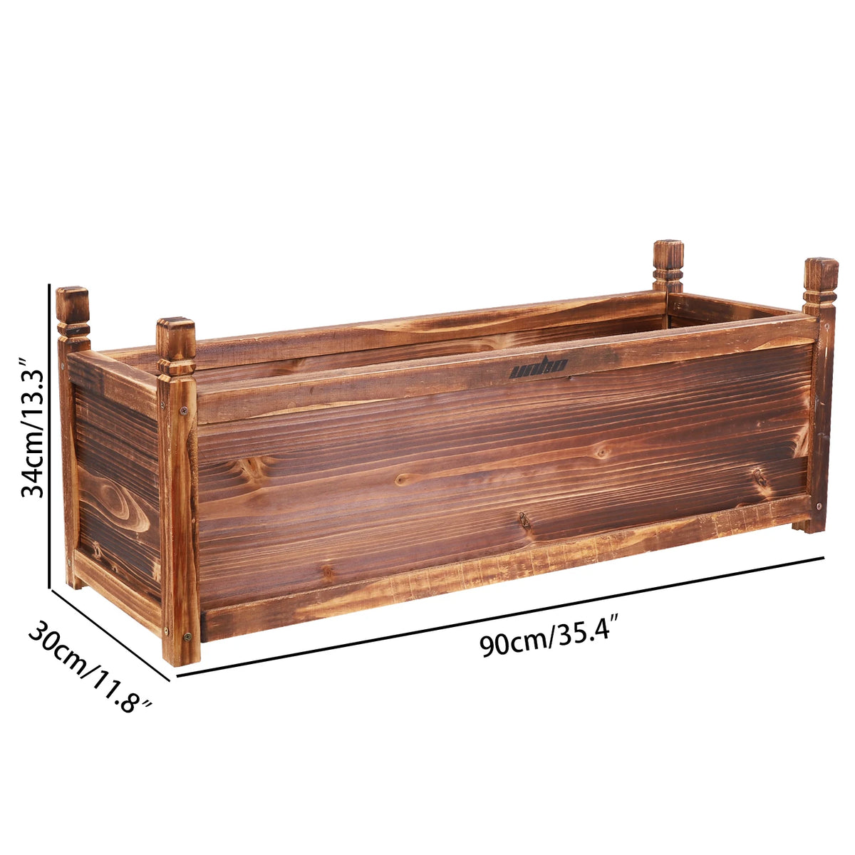Premium Wooden Raised Flower Bed Planters For Indoor Outdoor Gardening