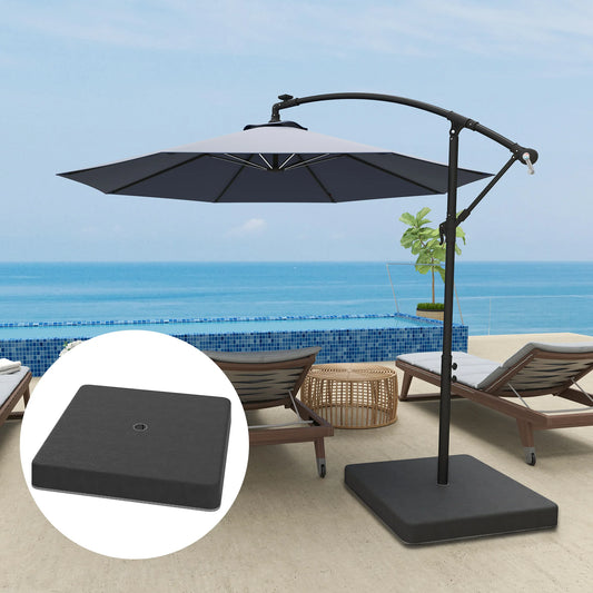 Premium Cantilever Umbrella Base Weight Set With Protective Cover