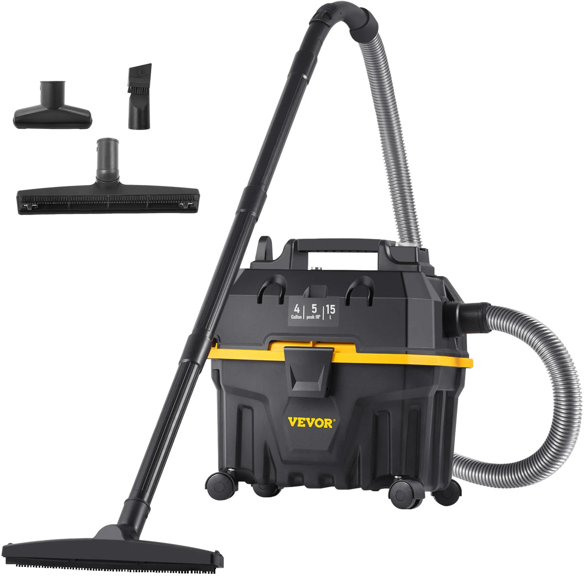 SucceBuy Portable Wet And Dry Vacuum Cleaner 1200W Strong Suction