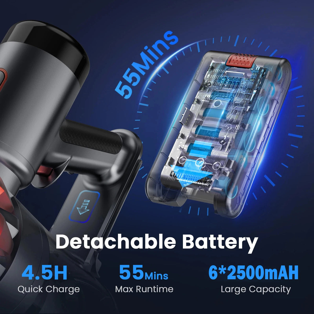 Inse S3p Cordless Vacuum With Hepa Filter And 45Kpa Power