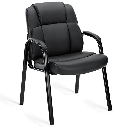 JHK Leather Padded Arm Guest Chair For Commercial Offices