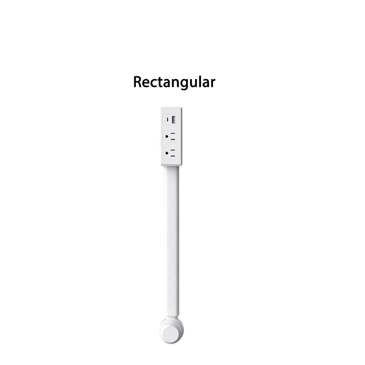 Adjustable Retractable Wall Socket Extender With Usb And Ac Outlets