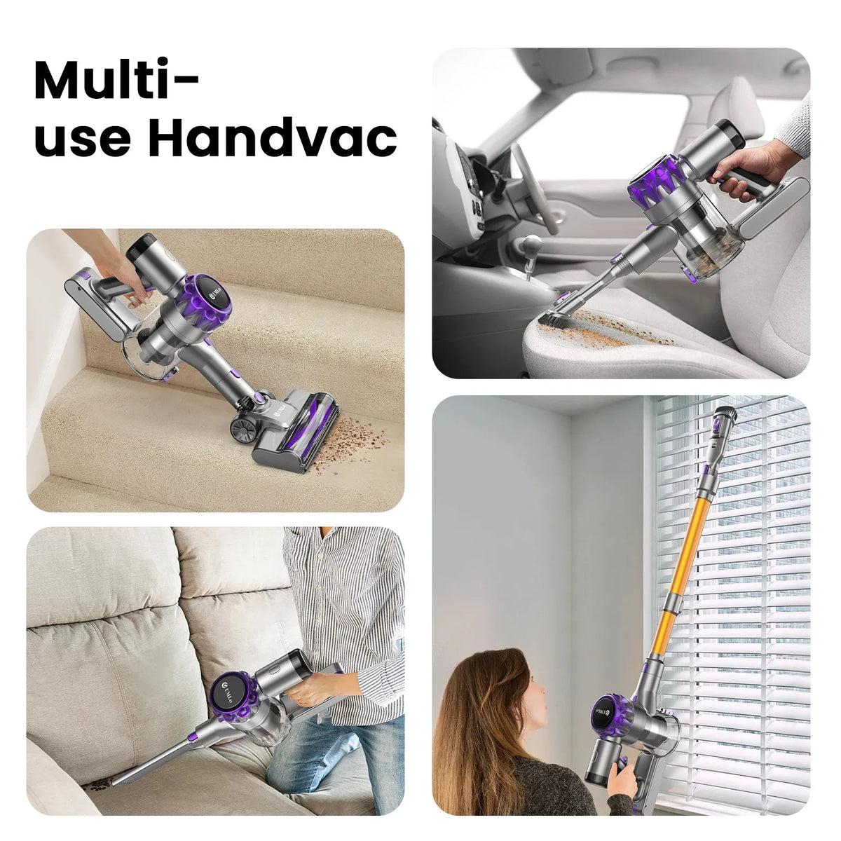 Inse S3p Cordless Vacuum With Hepa Filter And 45Kpa Power
