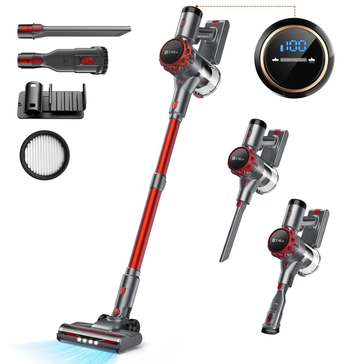 Inse S3p Cordless Vacuum With Hepa Filter And 45Kpa Power
