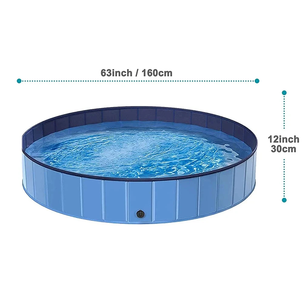 Waterproof Foldable Dog Pool Portable Large Pet Grooming Tub