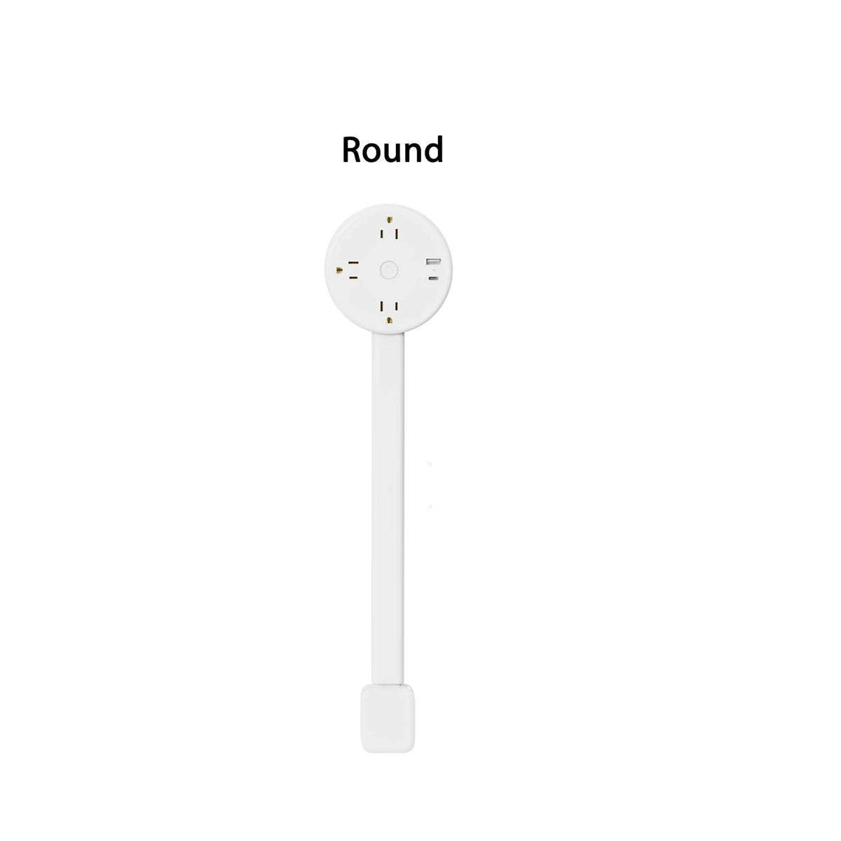 Adjustable Retractable Wall Socket Extender With Usb And Ac Outlets